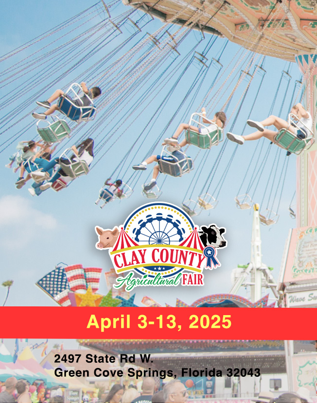 Find Fluffy's Donuts at the Clay County Fair, April 3-13, 2025. 