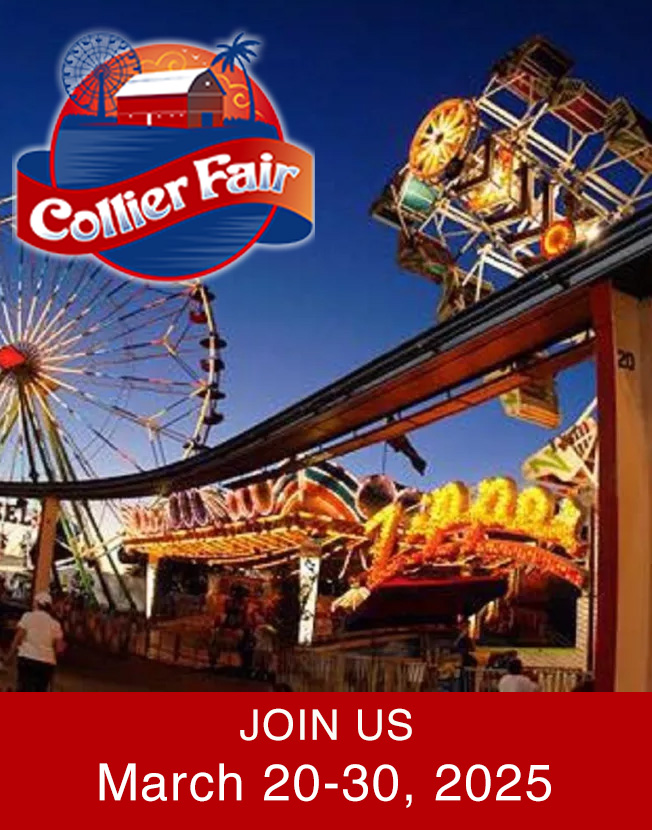 Find Fluffy's Donuts at the 2025 Collier County Fair March 20-30, 2025