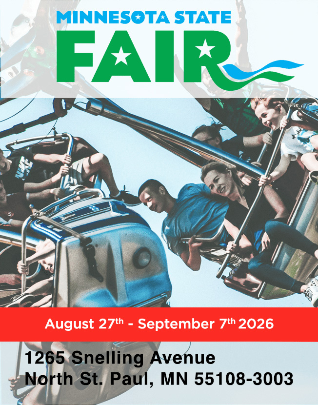 Find Fluffy's Donuts at the 2026 Minnesota State Fair August 27- Sept 7, 2026