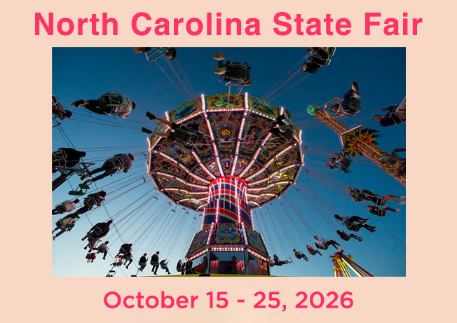 Find Fluffy's Donuts at the North Carolina State Fair October 15-25, 2026