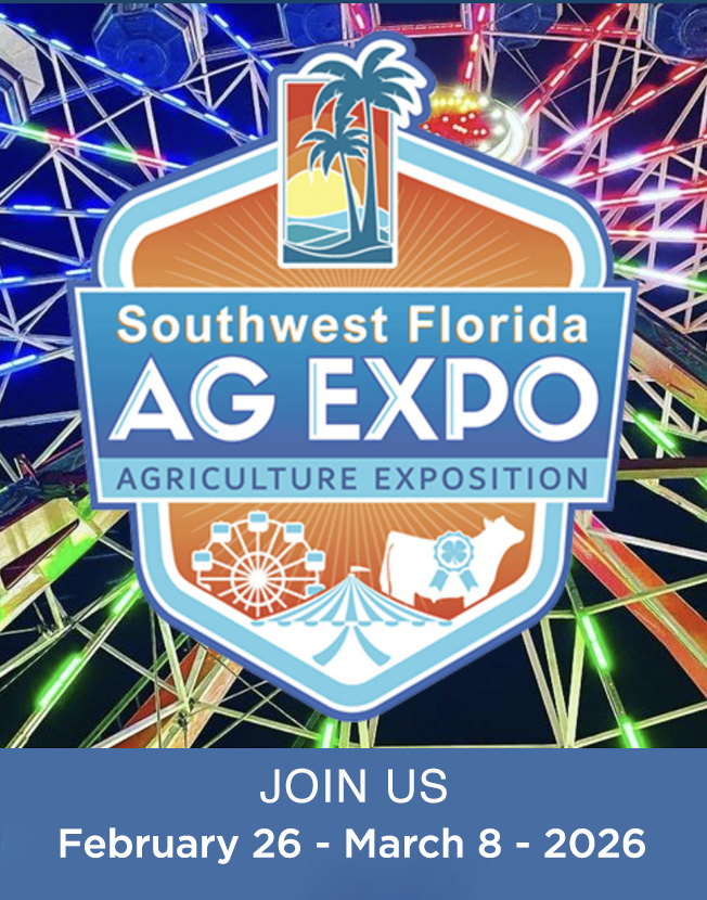 Find Fluffy's Donuts at the 2026 Southwest Florida Ag Expo. February 26th- March 8th