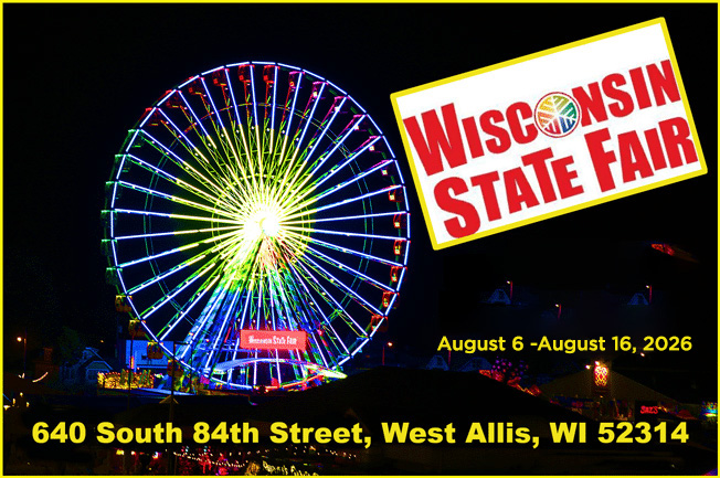 Find Fluffy's Donuts at the Wisconsin State Fair in 2026 from August 6-16th